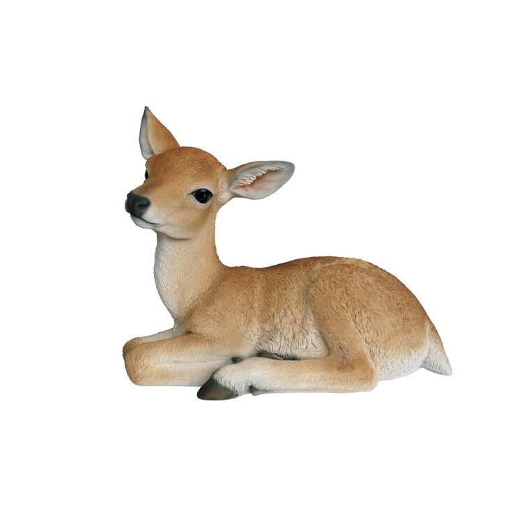 laying deer figurine